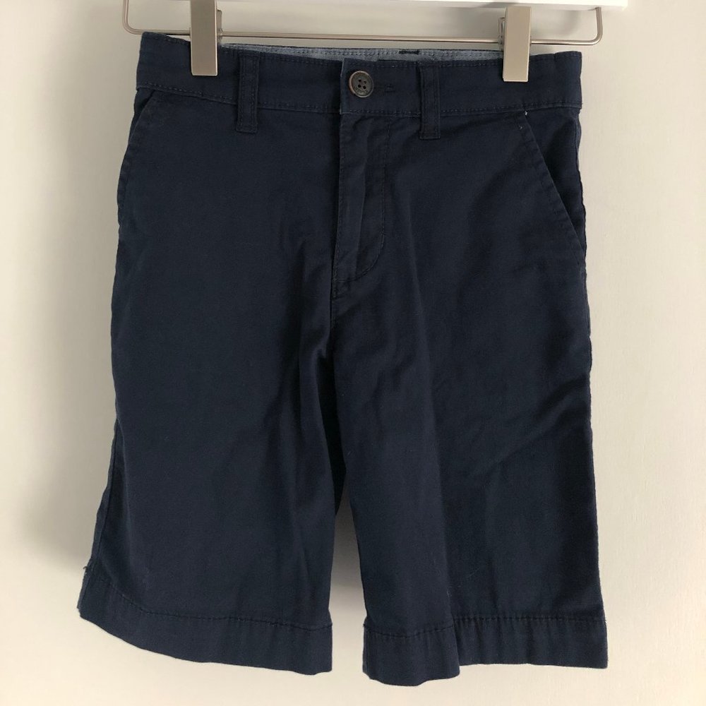 Navy dress shorts, boys 7